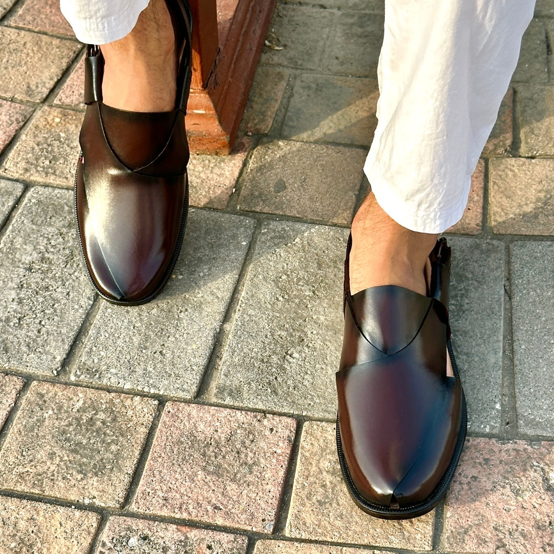 Brown Nova Leather Sandal