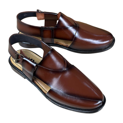 Katha Brown Leather Sandal