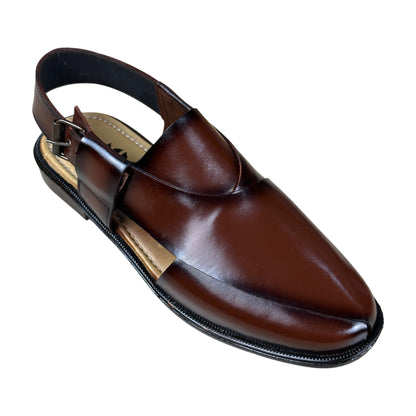 Katha Brown Leather Sandal